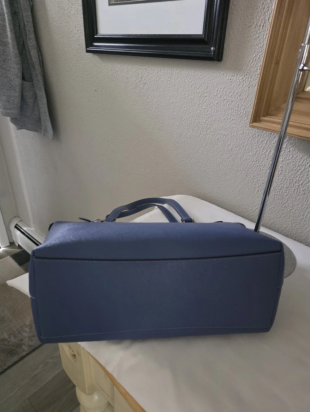 COACH  79608  Blue Gallery Shoulder Tote